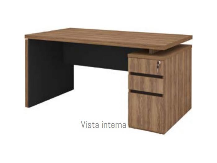Mesa gerência com gavetas