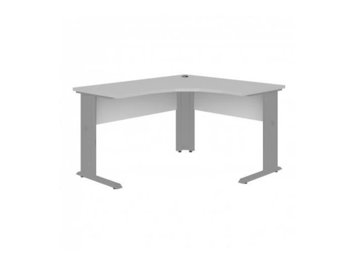 Mesa angular - pé metálico