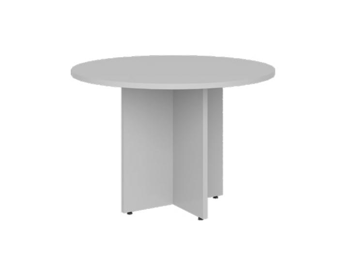Mesa de reunião circular - pé painel 