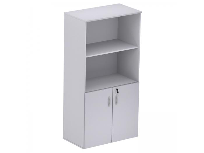 ARMÁRIO ALTO SEMI ABERTO 2 PORTAS M15 CINZA CRISTAL