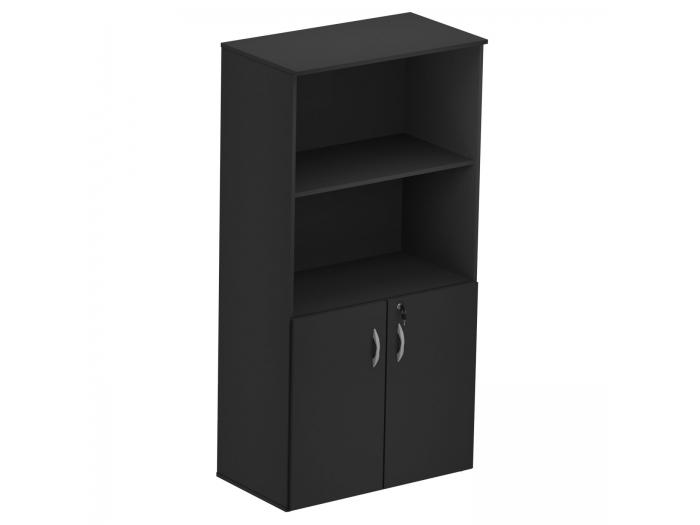 ARMÁRIO ALTO SEMI ABERTO 2 PORTAS M15 PRETO
