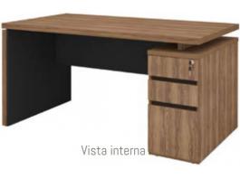 Mesa gerência com gavetas