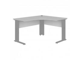 Mesa angular - pé metálico