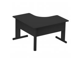 MESA ANGULAR PÉ METÁLICO M15 PRETO