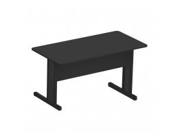 MESA RETA PÉ METÁLICO M15 PRETO